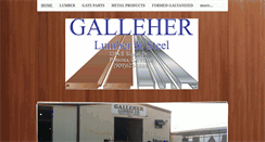 Desktop Screenshot of galleherlumber.com